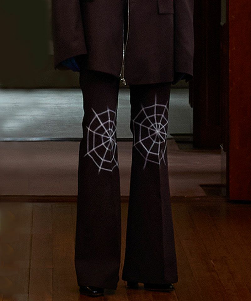 TENDER PERSON(テンダーパーソン)】SPIDER KNEES FLARE PANTS パンツ  