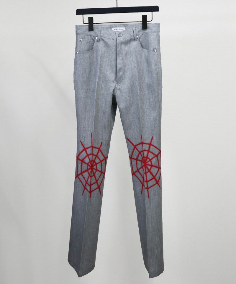 TENDER PERSON(テンダーパーソン)】SPIDER KNEES FLARE PANTS パンツ