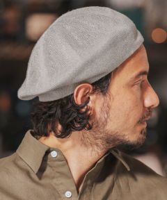 CAMBIO 帽子 Cotton Linen Thermo Beret ベレー帽