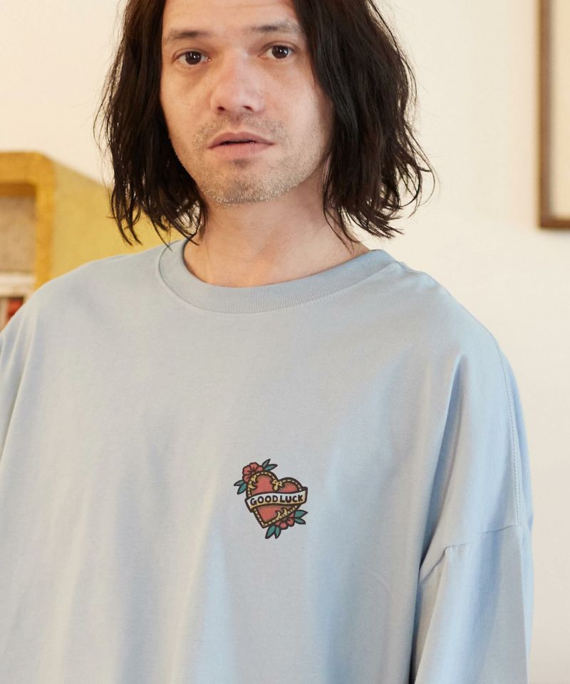 CAMBIO(カンビオ)】アメトラ風タトゥーデザインビッグシルエット