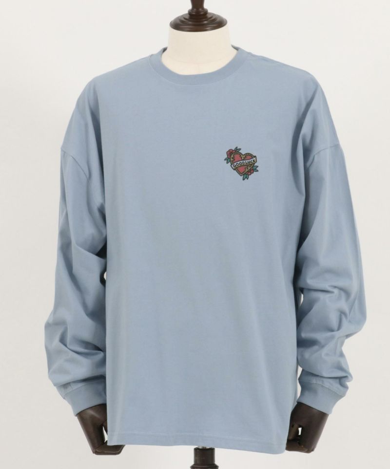 CAMBIO(カンビオ)】アメトラ風タトゥーデザインビッグシルエットロンT