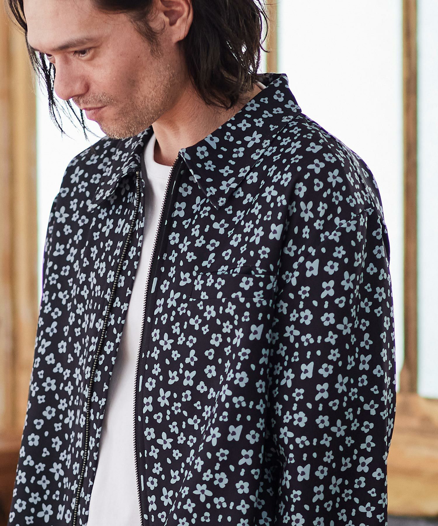 60%OFF【CAMBIO(カンビオ)】フラワーレオパードprintedジャケット  