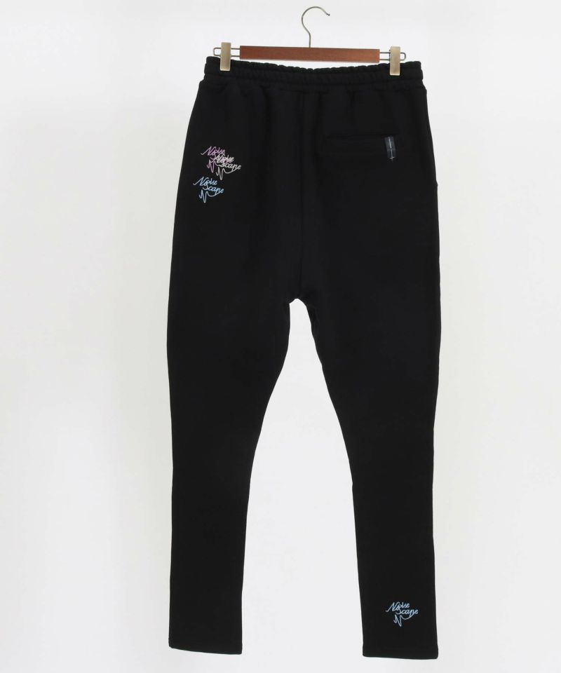 NOISESCAPE(ノイズスケープ)】Sprinkled embroidery sweatpants