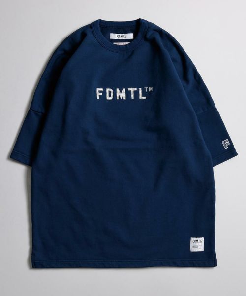 FDMTL(ファンダメンタル)】EMBROIDERY LOGO SWEAT TEE Tシャツ