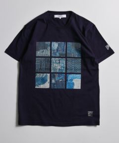 FDMTL(ファンダメンタル)】PRINTED BORO TEE Tシャツ(FA23TE35