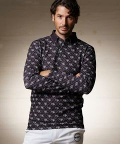 60%OFF【wjk】GOLF-WJKG-patterned long sleeve polo shirt
