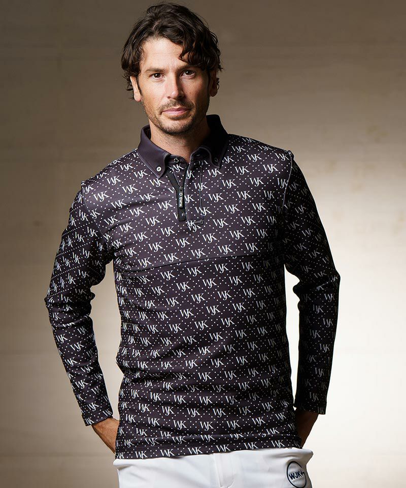 WJKG- GOLF　switching polo ポロシャツ wjk - wjkGOLF-WJKG- switching polo ポロシャツの通販 by K