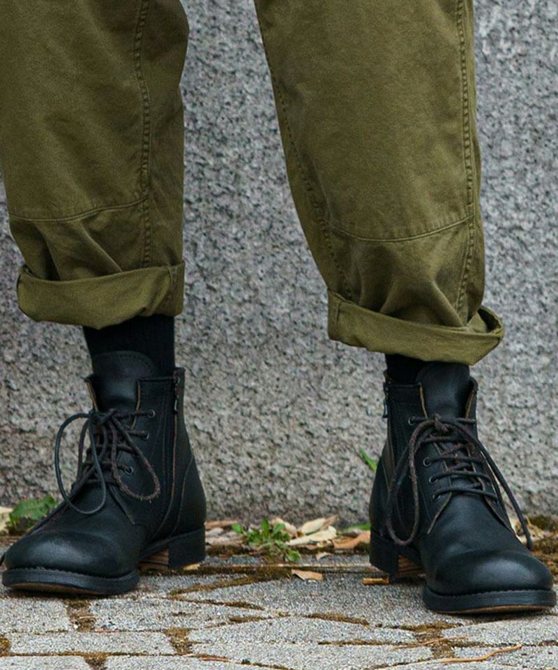 【wjk】【予約販売8月中旬～下旬入荷】military　ankle boots　アンクルブーツ(8314 bt40c) | CAMBIO カンビオ