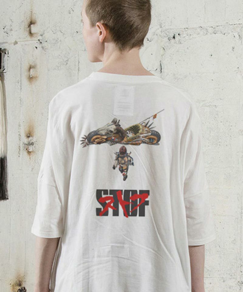 STOF(ストフ)】Back Pages Relax Pulover Tシャツ(SF23AW-27AB