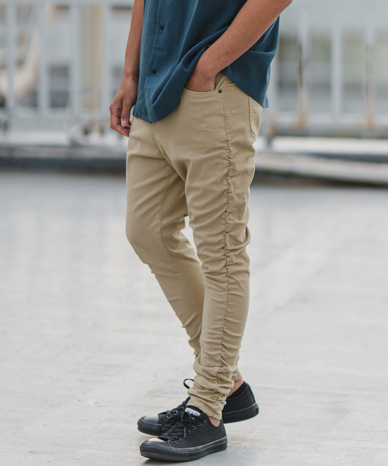 CAMBIO(カンビオ)】Shirring Design Color Pants パンツ(S88423cmb 