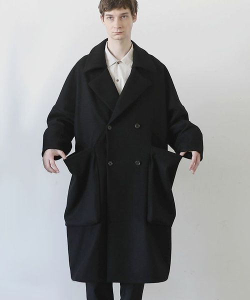 VU(ブウ)】 【予約販売10月末～11月上旬入荷】shawl collar coat