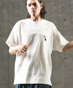 GLIMCLAP(グリムクラップ)】Relax fabric & minimal printed design T