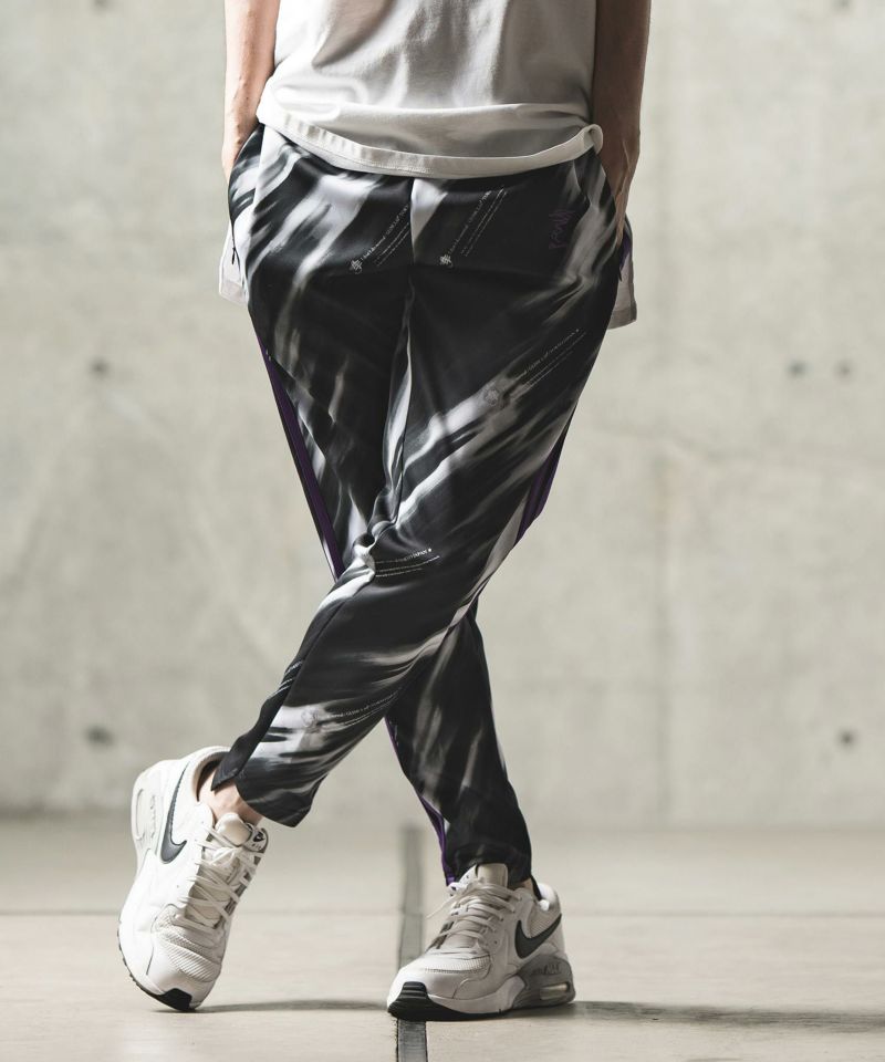 GLIMCLAP(グリムクラップ)】Jersey fabric patterned pants-monochrome 