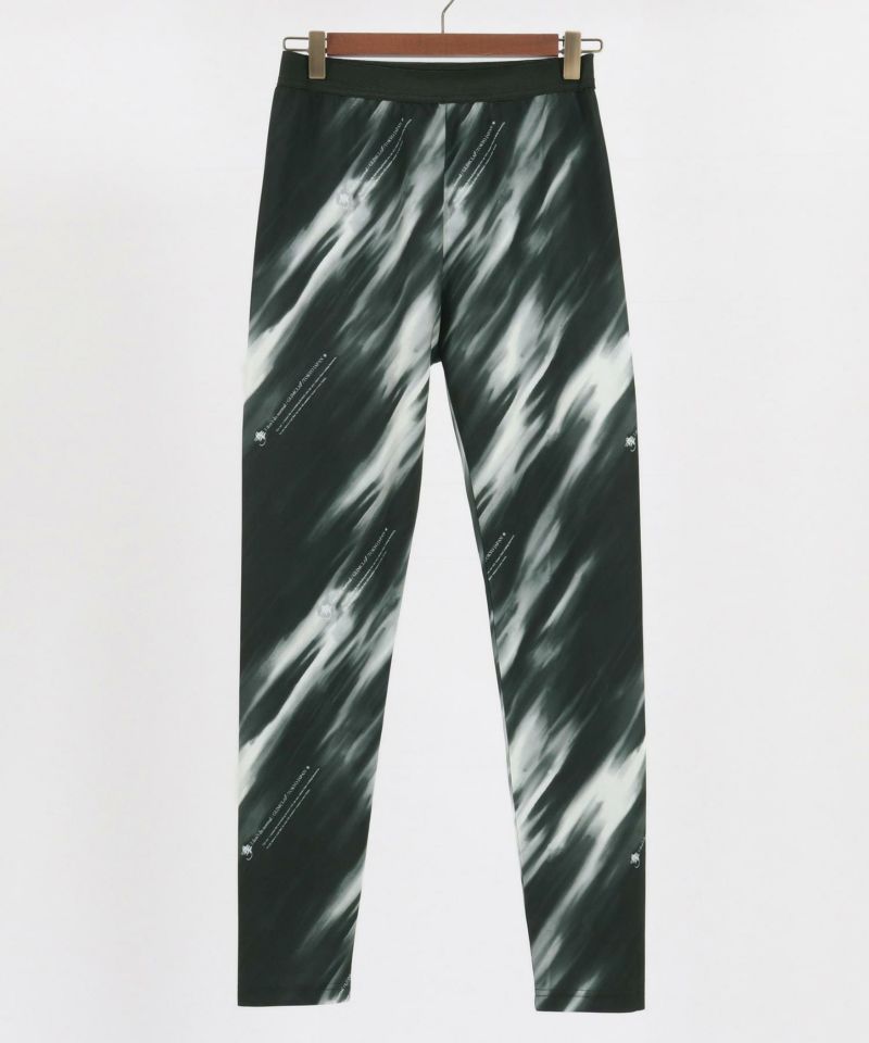 レギンス mp11138-Patterned leggings-monochrome geometric pattern