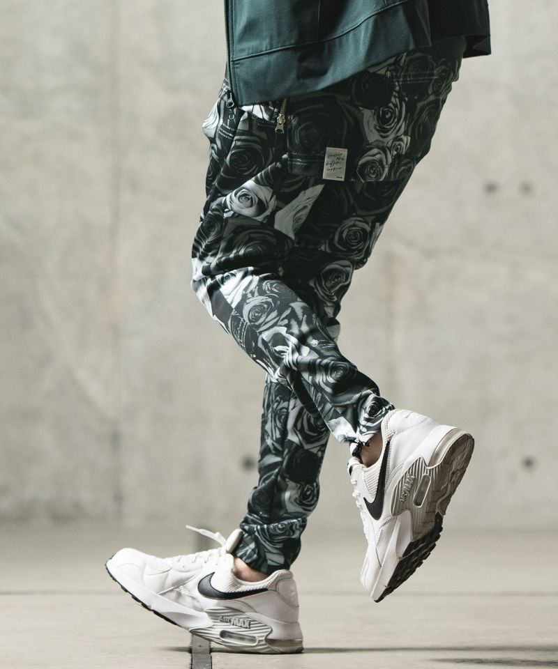 30%OFF【GLIMCLAP(グリムクラップ)】Jersey fabric patterned pants 