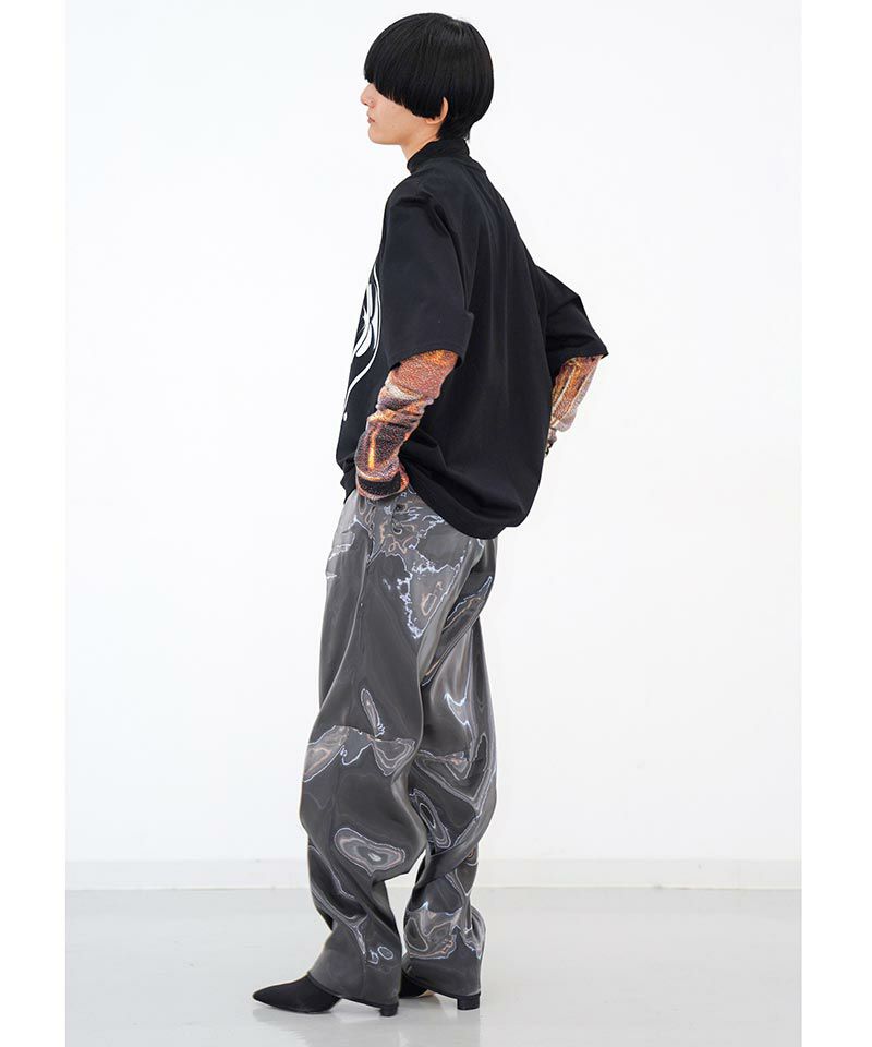HATRA(ハトラ)】Liquid_Shape_Trousers トラウザーパンツ(BT02-23fw 