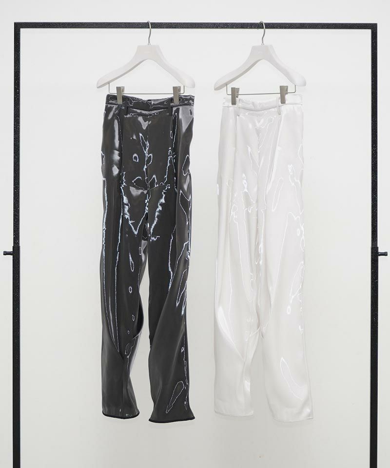 HATRA(ハトラ)】Liquid_Shape_Trousers トラウザーパンツ(BT02-23fw 