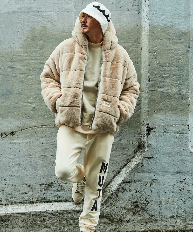 ACANTHUS(アカンサス)】muta Faux Fur Hooded Jacket フェイク 