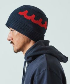 ACANTHUS(アカンサス)】muta WAVE Logo Knit Bucket Hat ニット 