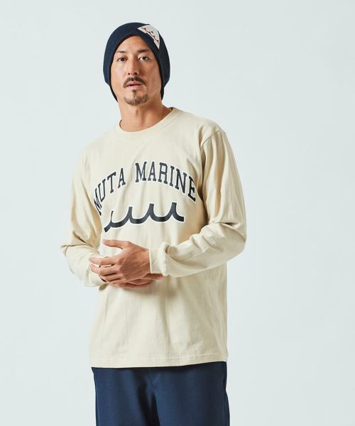 【ACANTHUS(アカンサス)】muta College Logo L-S Tee カットソー(MA2337)