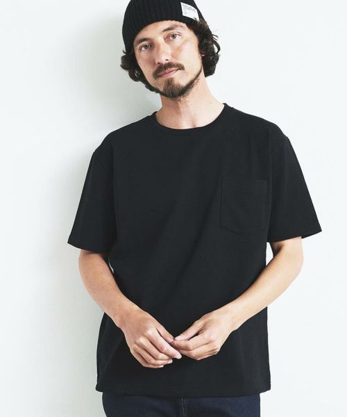 Magine(マージン)】CTN SILKET BORDER TEE S-S Tシャツ(2322-018