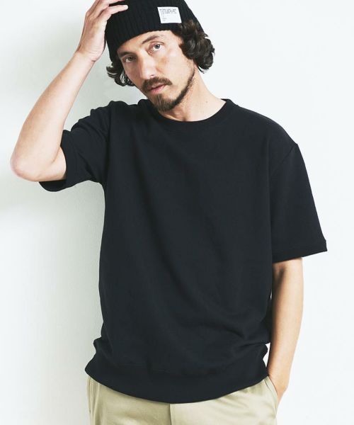 felkod(フィルコッド)】Dry Touch Double Embroidery Short Sleeve Tee