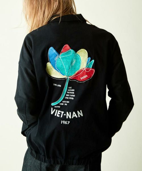 【rehacer(レアセル)】Flower Vietnam Jacket ジャケット(1230100005)