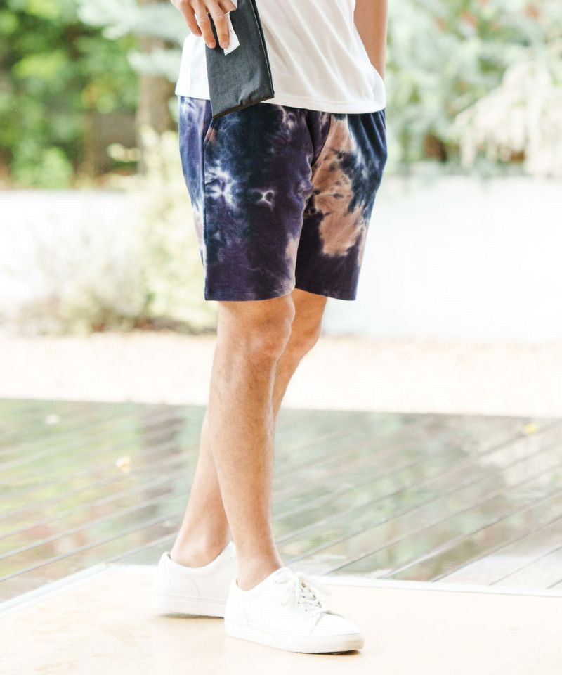 50%OFF【CAMBIO(カンビオ)】URAKE Tie Dye Short Pants ショートパンツ
