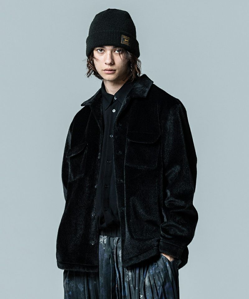 30%OFF【glamb(グラム)】Synth Haircalf SH シンセヘアカーフシャツ