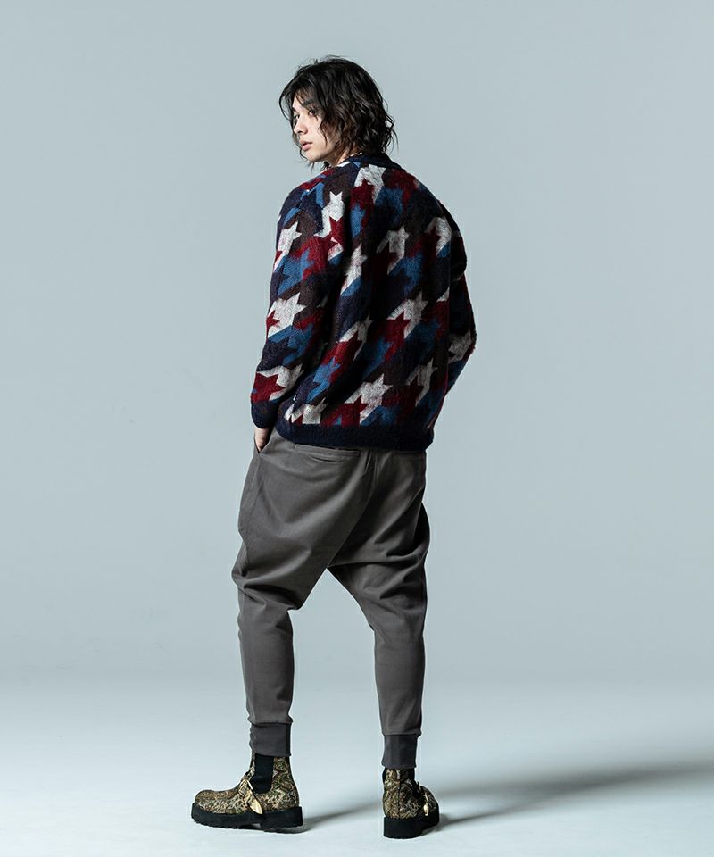 50%OFF【glamb(グラム)】Houndstooth Cardigan ハウンドトゥース