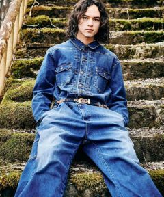 glamb(グラム)】Oversized Denim All in One オーバーサイズデニム 