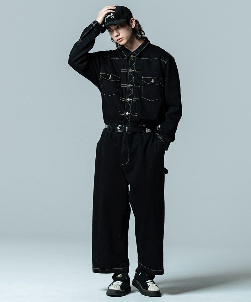 20%OFF【glamb(グラム)】Oversized Denim All in One オーバーサイズ 