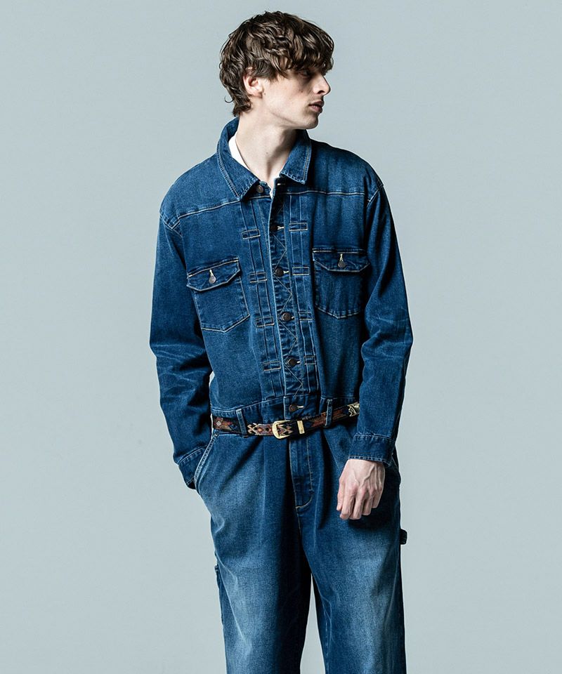 20%OFF【glamb(グラム)】Oversized Denim All in One オーバーサイズ 