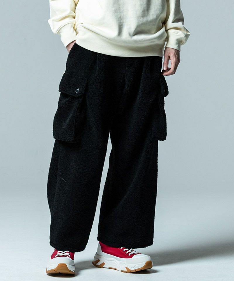 30%OFF【glamb(グラム)】Boa Cargo Pants ボアカーゴパンツ