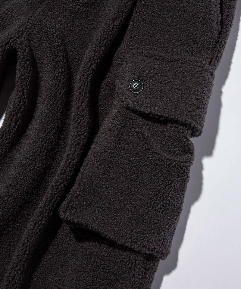 30%OFF【glamb(グラム)】Boa Cargo Pants ボアカーゴパンツ(GB0323-P12