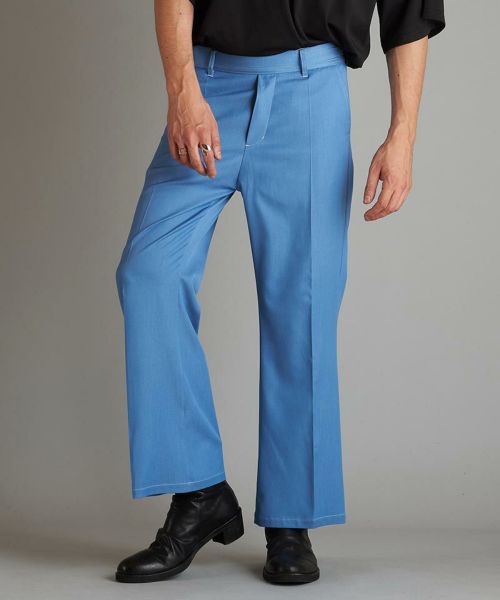 60%OFF【NO ID.(ノーアイディー)】ﾃﾝｾﾙﾃﾞﾆﾑﾊｲｳｴｽﾄﾜｲﾄﾞﾚｯｸﾞPT パンツ(852006-124P)