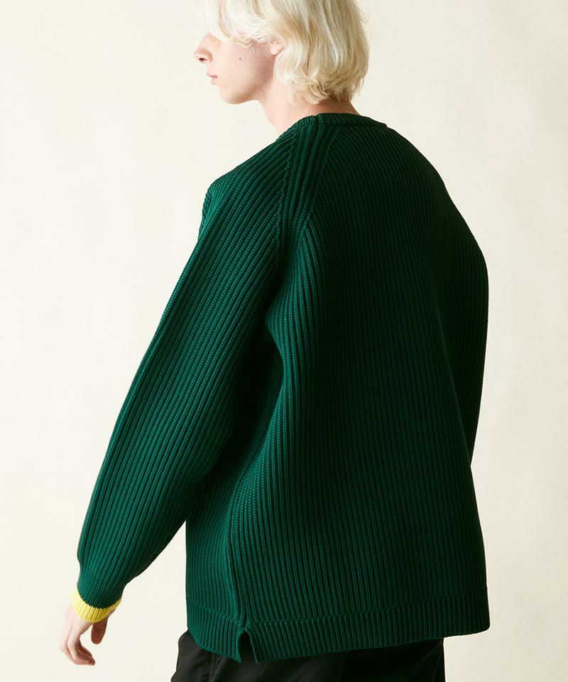 rehacer(レアセル)】Flix Ridge Crew Knit ニット(01165140059