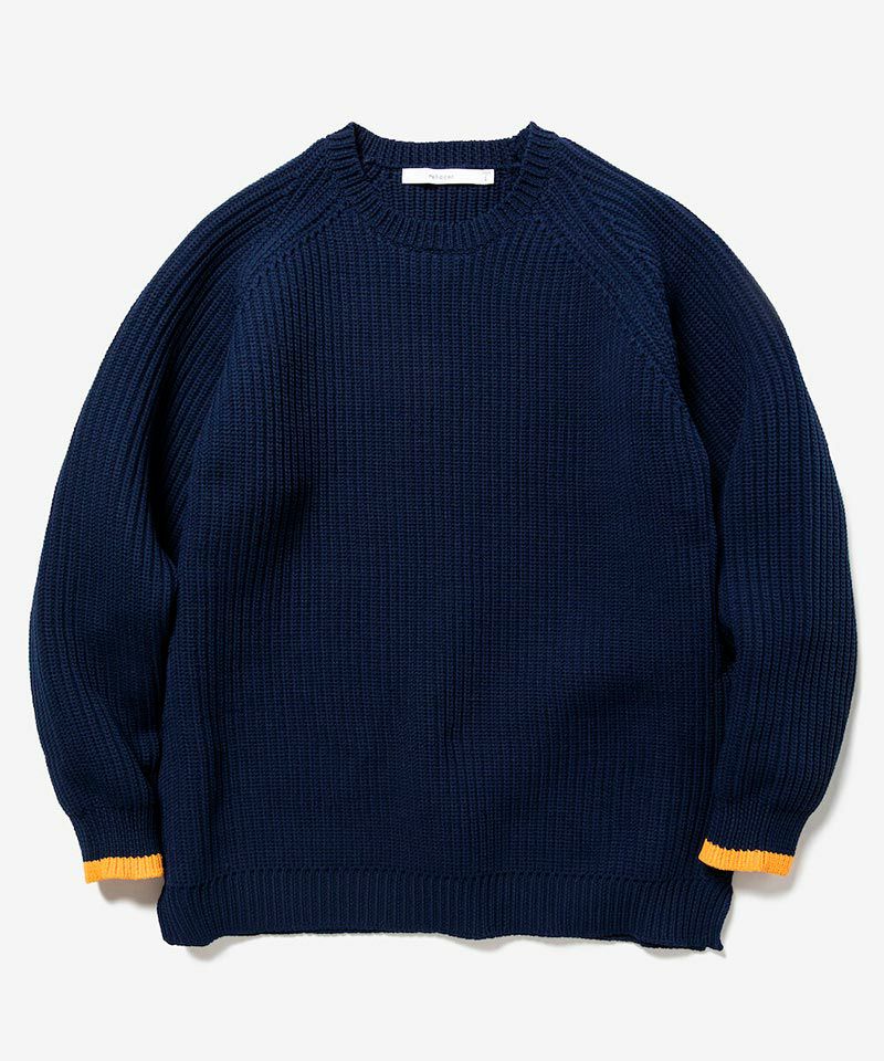 rehacer(レアセル)】Flix Ridge Crew Knit ニット(01165140059