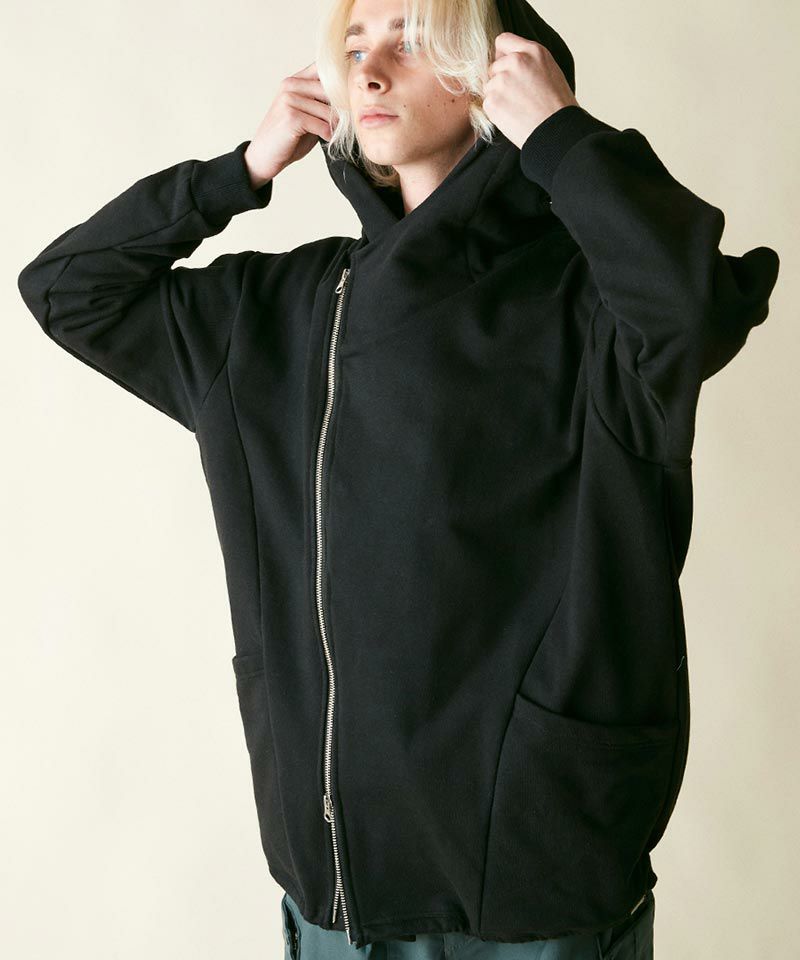 rehacer(レアセル)】Slant Zip Hoodie パーカー(01230400012) | CAMBIO