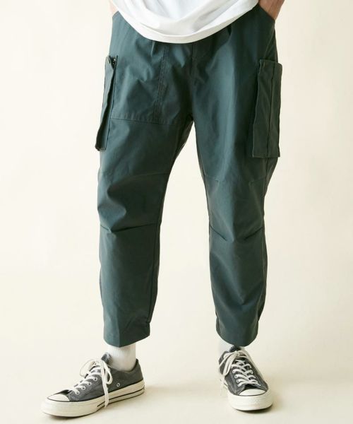 30%OFF【rehacer(レアセル)】 Big Drape Cargo Pants カーゴパンツ 