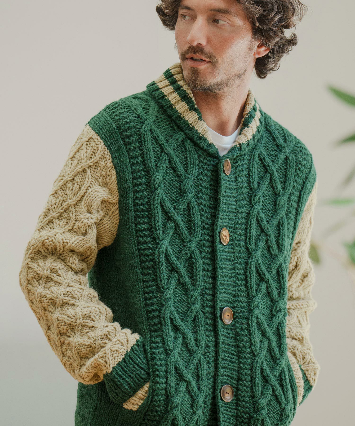 CAMBIO(カンビオ)】【HIMALAYAN CLIMBERS HAND-KNIT別注】手編み 