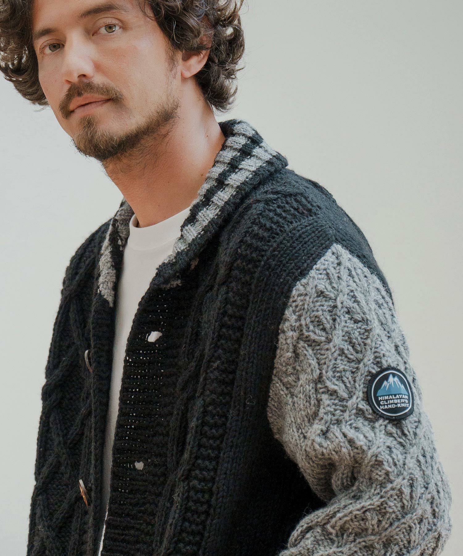 CAMBIO(カンビオ)】【HIMALAYAN CLIMBERS HAND-KNIT別注】手編み 