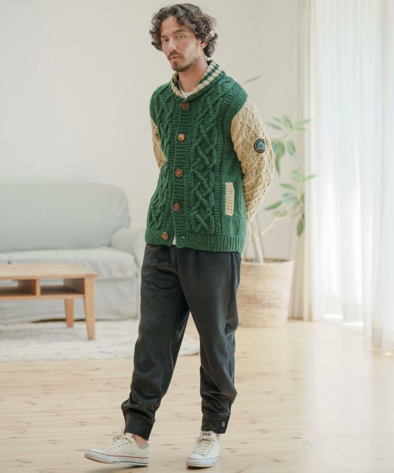 CAMBIO(カンビオ)】【HIMALAYAN CLIMBERS HAND-KNIT別注】手編み