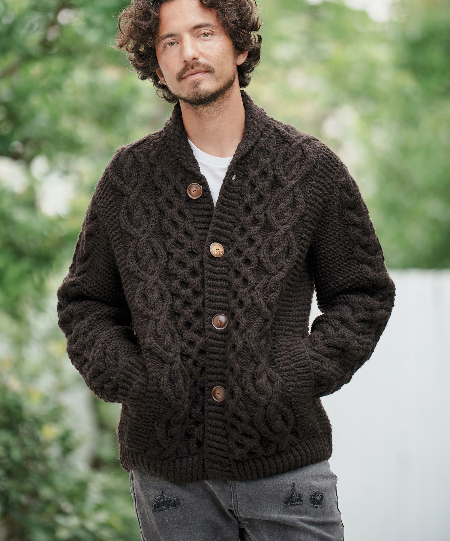 CAMBIO(カンビオ)】【HIMALAYAN CLIMBERS HAND-KNIT別注】手編み 