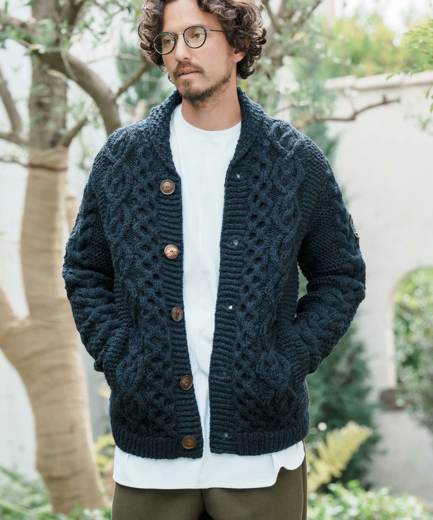 CAMBIO(カンビオ)】【HIMALAYAN CLIMBERS HAND-KNIT別注】手編み 
