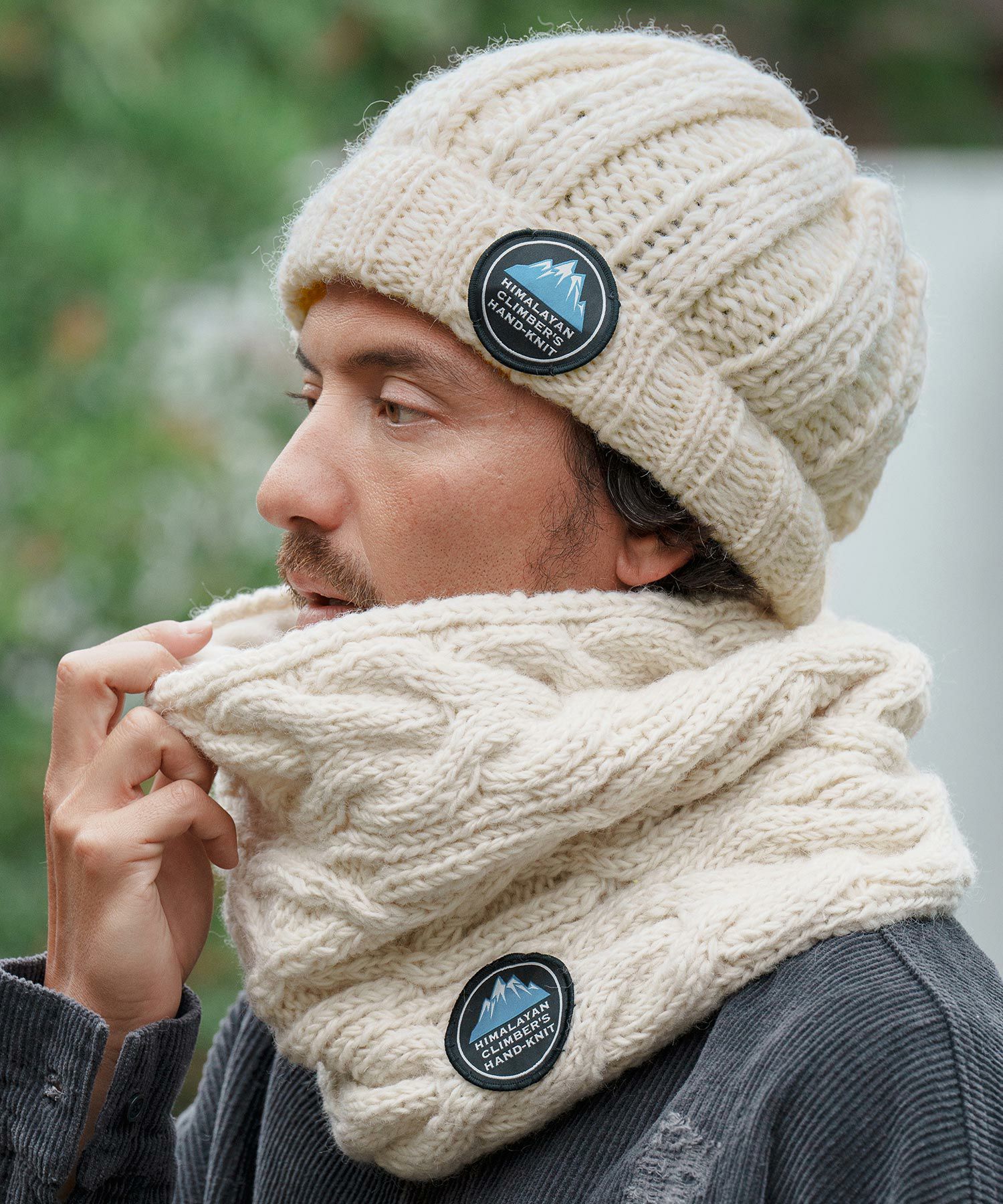 CAMBIO(カンビオ)】【HIMALAYAN CLIMBERS HAND-KNIT別注】手編み 