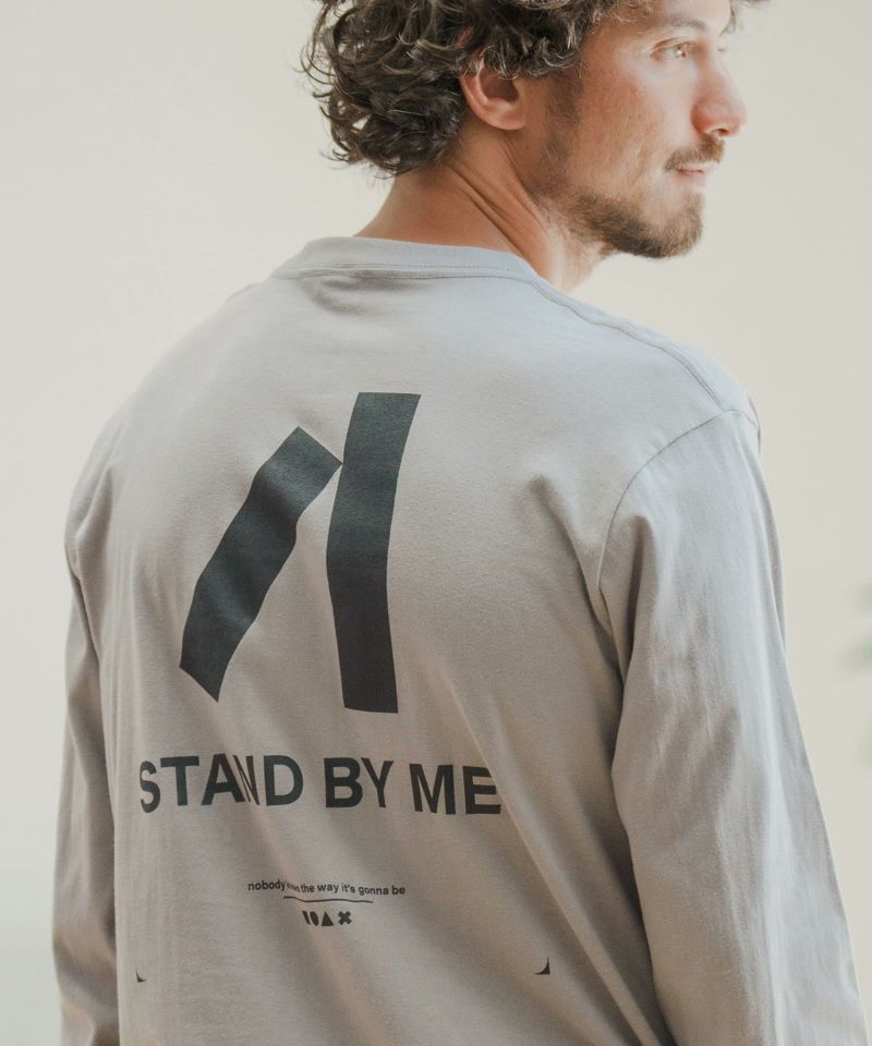 CAMBIO(カンビオ)】STAND BY ME Print Long Sleeve Tee Tシャツ
