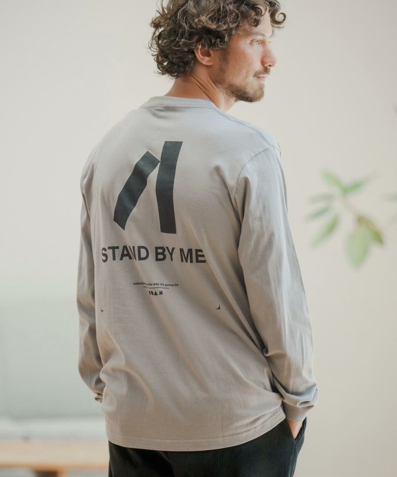 CAMBIO(カンビオ)】STAND BY ME Print Long Sleeve Tee Tシャツ