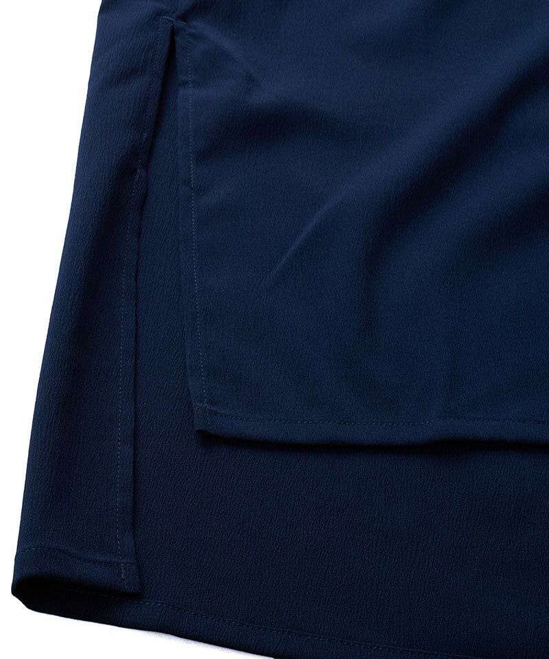 50%OFF【NO ID.(ノーアイディー)】ｻｲﾄﾞｽﾘｯﾄ7分袖ﾛﾝｸﾞSH シャツ