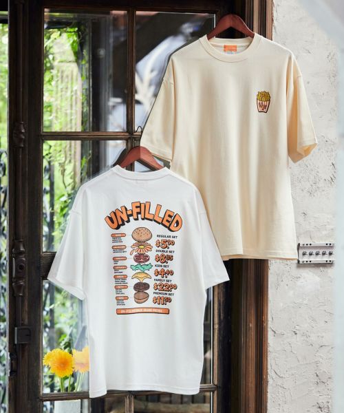 un-filled(アンフィルド)】HEAVY WEIGHT BIG-T - OLD SKATE GRAPHIC T